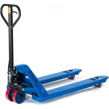 Global Industrial Narrow Fork Pallet Jack Truck, 6600 Lb. Capacity, 21 x 42 168035